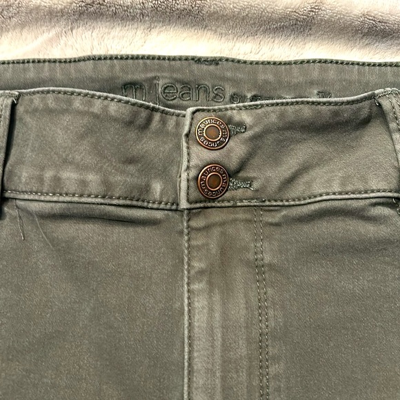 M jeans by Maurice’s High Rise Skinny Olive Green Size XL Regular - Picture 5 of 11